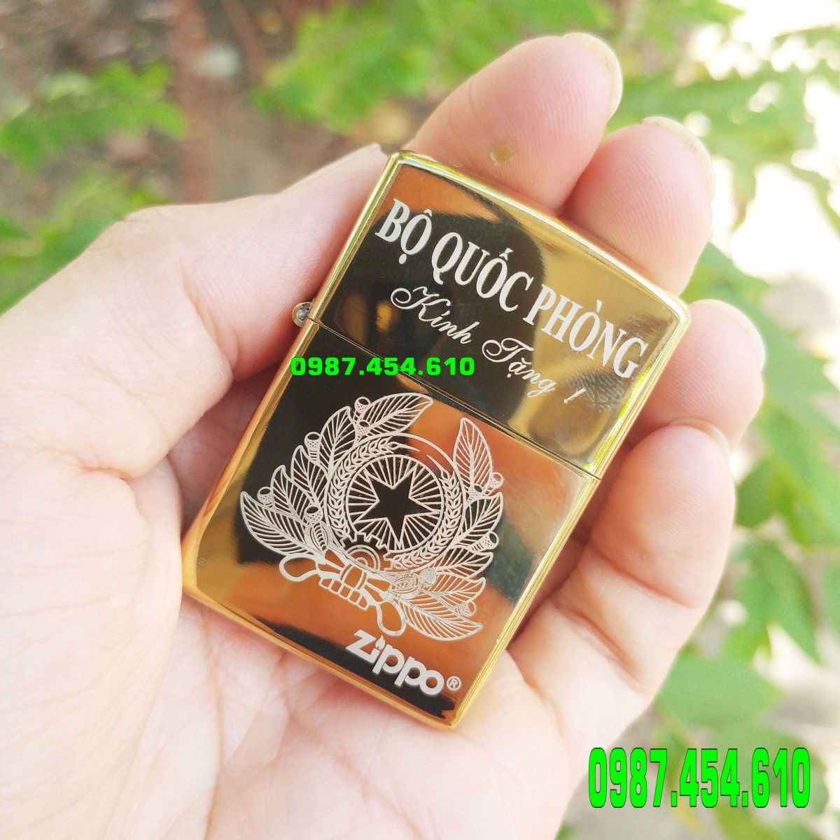 zippo bộ quốc phòng 