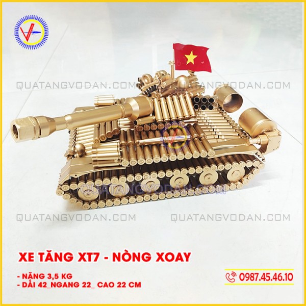 Xe tăng mẫu 07 Nòng xoay (3,5kg)