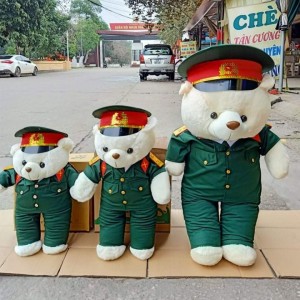 Gấu bông lục quân (bộ binh) 1m2