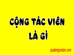 Cộng tác viên là gì